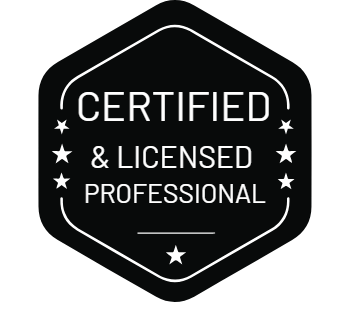 certified and licensed professional